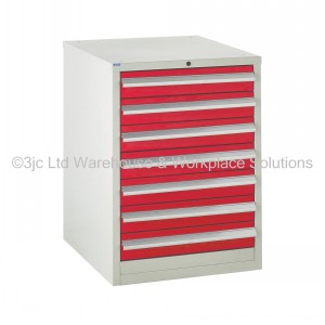Euroslide Storage Cabinet 7 Drawer 825mm